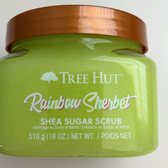 🌈TREE HUT RAINBOW SHERBET SHEA SUGAR SCRUB 18OZ - Picture 5 of 5